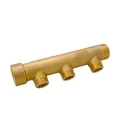 Watts Brass Pipe Fitting Compression, Male Metric 3/4 in to Male 1/2 in 003683