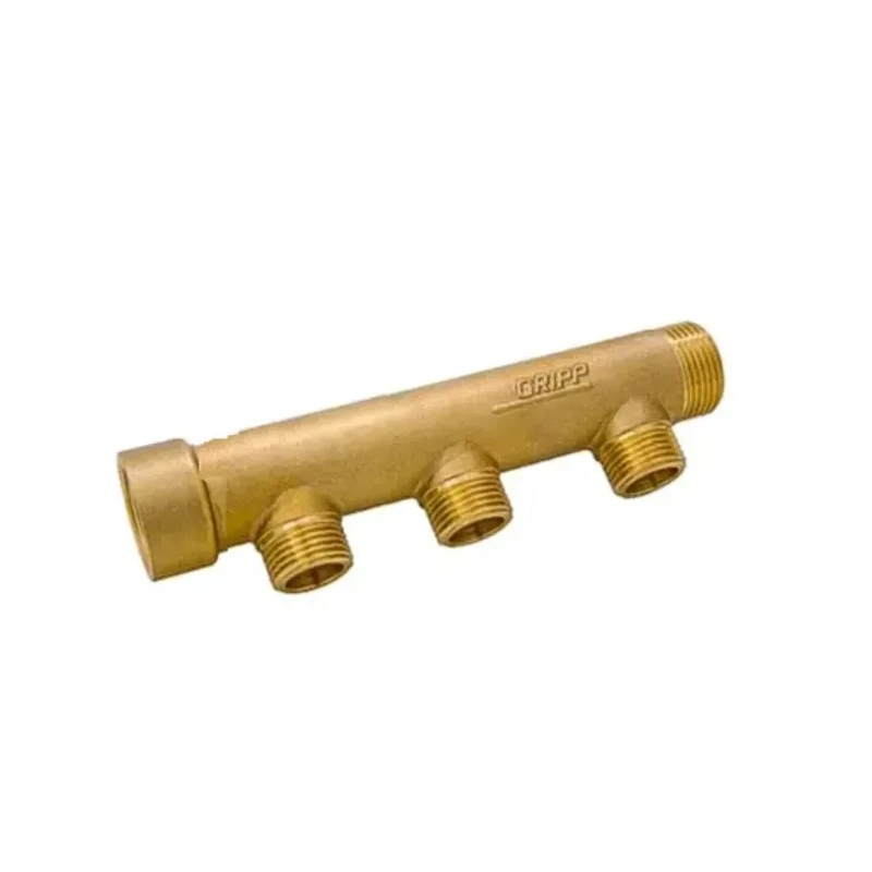 Watts Brass Pipe Fitting Compression, Male Metric 3/4 in to Male 1/2 in 003683