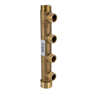 Watts Brass Pipe Fitting Compression Compression, Male Metric 3/4 in to Male 1/2 in 003684
