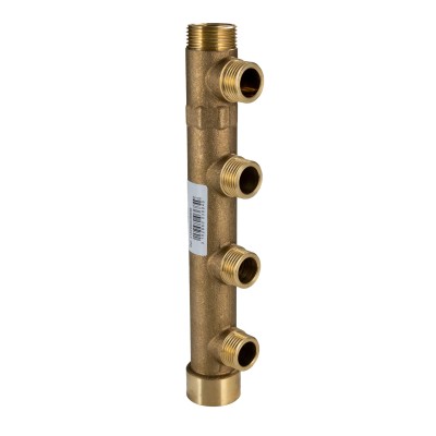 Watts Brass Pipe Fitting Compression Compression, Male Metric 3/4 in to Male 1/2 in 003684