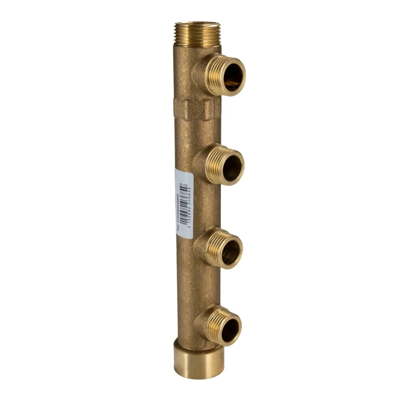 Watts Brass Pipe Fitting Compression Compression, Male Metric 3/4 in to Male 1/2 in 003684