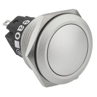 EAO 82 Series Push Button Switch Momentary Panel Mount 22.3 mm Cutout SPDT IP65 IP67 240V ac 250V ac 3A 82-6571.1000