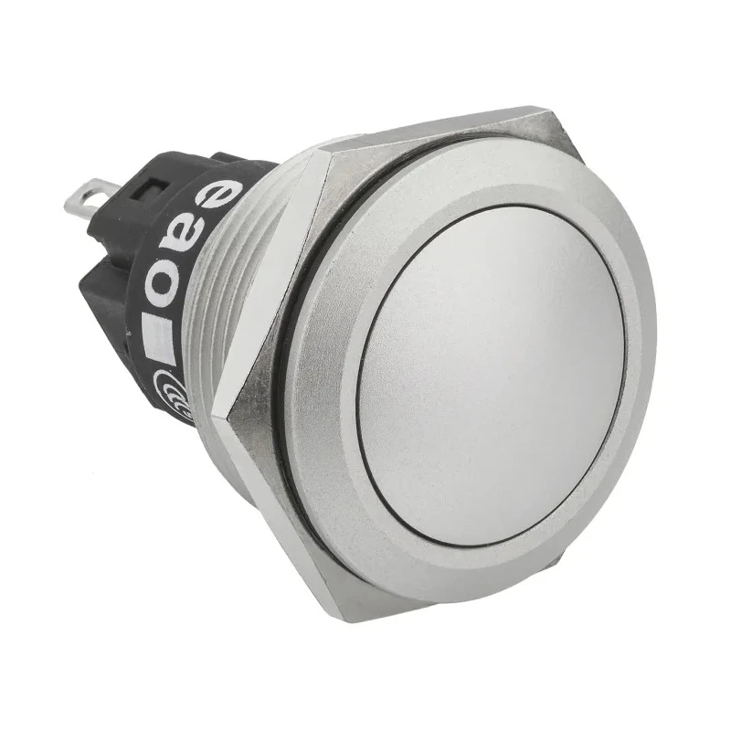 EAO 82 Series Push Button Switch Momentary Panel Mount 22.3 mm Cutout SPDT IP65 IP67 240V ac 250V ac 3A 82-6571.1000