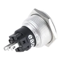 EAO 82 Series Momentary Push Button Switch Panel Mount SPDT IP65 IP67 22.3 mm Cutout 240 V 250 V AC 82-6551.1000
