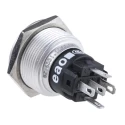 EAO 82 Series Illuminated Momentary Push Button Switch Panel Mount SPDT Green LED IP65 IP67 240 V 250 V 82-6551.1133