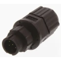 Amphenol Industrial Circular Connector, 5 Contacts, Panel Mount, Miniature Plug Male, IP67 Rated, Nylon AU-05BMMA-LL7001