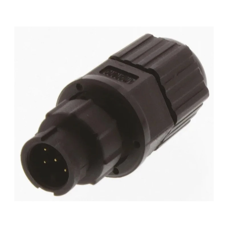 Amphenol Industrial Circular Connector, 5 Contacts, Panel Mount, Miniature Plug Male, IP67 Rated, Nylon AU-05BMMA-LL7001