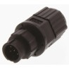 Amphenol Industrial Circular Connector, 5 Contacts, Panel Mount, Miniature Plug Male, IP67 Rated, Nylon AU-05BMMA-LL7001