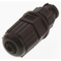 Amphenol Industrial Circular Connector, 5 Contacts, Panel Mount, Miniature Plug Male, IP67 Rated, Nylon AU-05BMMA-LL7001