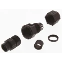 Amphenol Industrial Circular Connector, 5 Contacts, Panel Mount, Miniature Plug Male, IP67 Rated, Nylon AU-05BMMA-LL7001