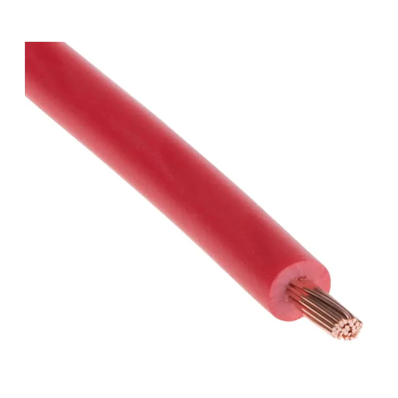 RS PRO Red 1 mm² Flexible BK Series Hook Up Wire 18 AWG, 32x0.2 mm Core Strands, 25 m, Polyvinyl Chloride 811-4422