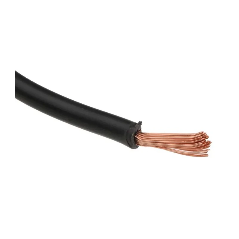 RS PRO Black 2.5 mm² Hook Up Wire, 13 AWG, 50/0.25 mm Core Strands, 100 m Length, PVC Jacket, 1000 V, 70°C 811-4510