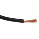 RS PRO Black 2.5 mm² Hook Up Wire, 13 AWG, 50/0.25 mm Core Strands, 100 m Length, PVC Jacket, 1000 V, 70°C 811-4510