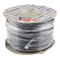 RS PRO Black 2.5 mm² Hook Up Wire, 13 AWG, 50/0.25 mm Core Strands, 100 m Length, PVC Jacket, 1000 V, 70°C 811-4510
