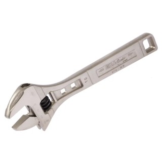 Ega-Master 29 mm Jaw Capacity Adjustable Spanner 250mm Overall Metal Handle VDE/1000V Approved Non-Sparking 61112
