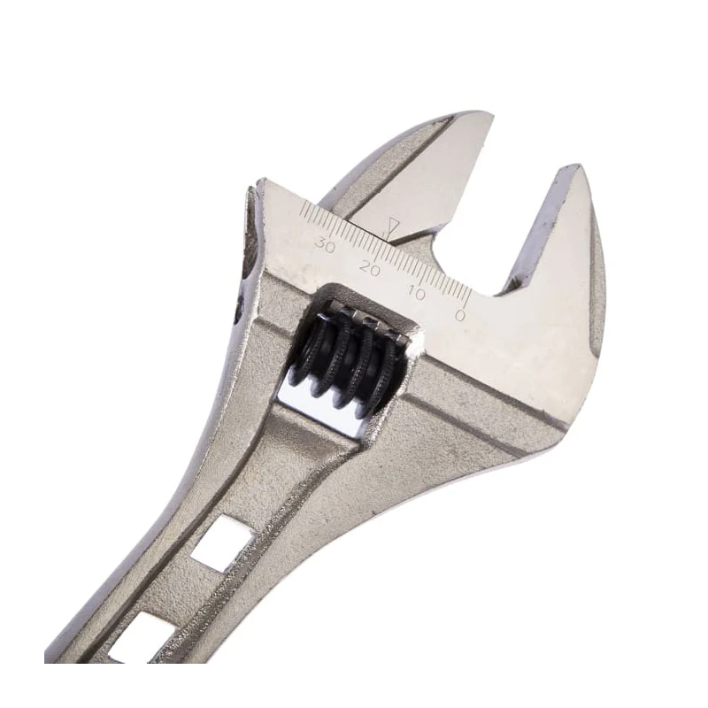 Ega-Master Adjustable Spanner 33.5 mm Jaw Capacity 300mm Overall Length Metal Handle VDE/1000V Approved Non-Sparking 61113
