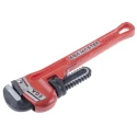 Ega-Master Pipe Wrench 25.4 mm Jaw Capacity, 203.2 mm Overall Length, Metal Handle, VDE 1000V Approved, Phosphate 61014
