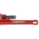 Ega-Master Pipe Wrench 25.4 mm Jaw Capacity, 203.2 mm Overall Length, Metal Handle, VDE 1000V Approved, Phosphate 61014