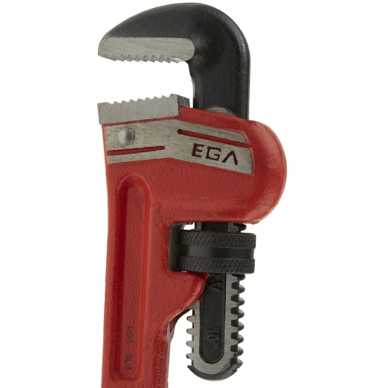 Ega-Master Pipe Wrench with 25.4 mm Jaw Capacity, 254 mm Overall Length, Metal Handle, VDE/1000V Approved Non-Sparking 61015