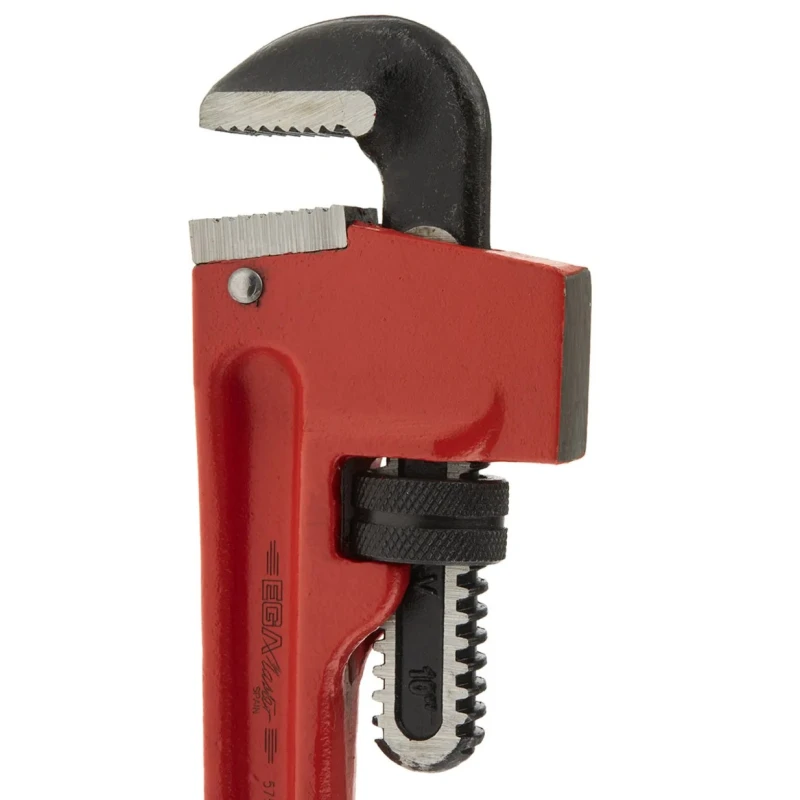 Ega-Master Pipe Wrench 25.4 mm Jaw Capacity 250 mm Overall Length Metal Handle VDE/1000V Approved Non-Sparking 57581