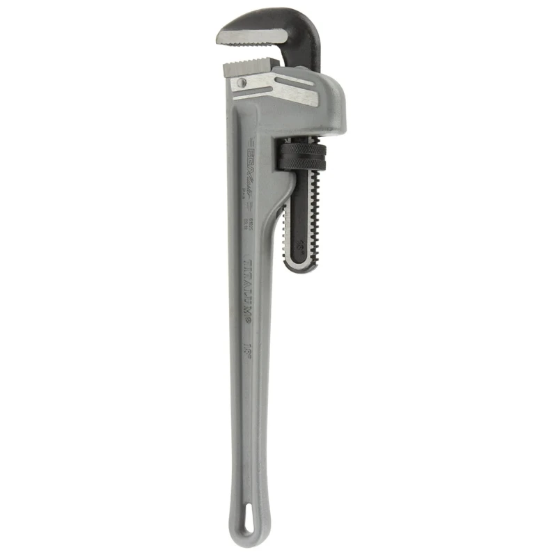 Ega-Master Pipe Wrench 50.08 mm Jaw Capacity 457.2 mm Length Metal Handle VDE 1000V Approved 61025