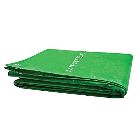 mipatex-tarpaulin-sheet-200-gsm-6ft-x-6ft-waterproof-heavy-duty-poly-tarpaulin-green-46489