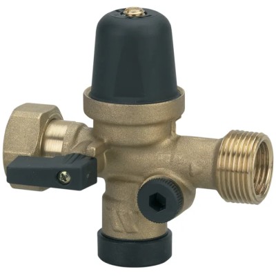 Watts Pressure Reducing Valve Threaded, Brass Body, Adjustable 1.5-4 bar Outlet Pressure 2282900