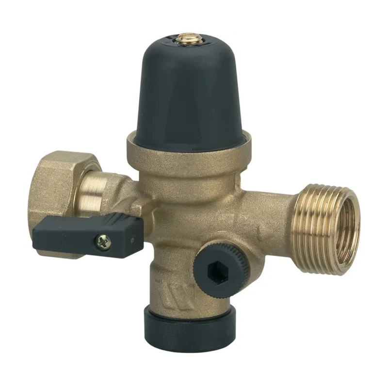 Watts Pressure Reducing Valve Threaded, Brass Body, Adjustable 1.5-4 bar Outlet Pressure 2282900