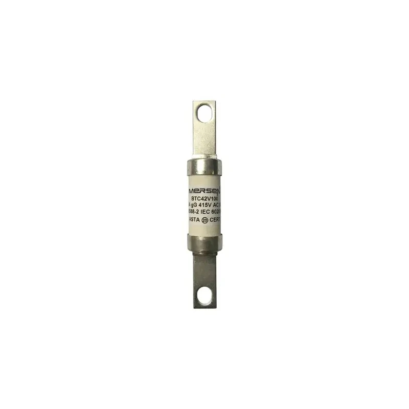 Mersen 100A Bolted Tag Fuse B1C 415V AC, 111 mm Z1045303 / BTC42V100
