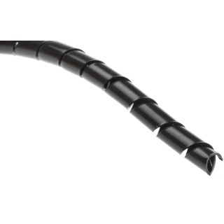 RS PRO Spiral Cable Wrap Nylon, 25 mm Maximum Bundle Diameter 4.5 mm Cable Diameter 10 m Length 811-7692
