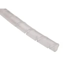 RS PRO Spiral Cable Wrap Nylon, Natural Color, 25 mm Max Bundle Diameter, 4.5 mm Max Cable Diameter, 10m Length 811-7718