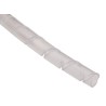 RS PRO Spiral Cable Wrap Nylon, Natural Color, 25 mm Max Bundle Diameter, 4.5 mm Max Cable Diameter, 10m Length 811-7718