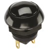 Otto P9 Series Push Button Switch Momentary Panel SPDT Black LED IP68S 28V dc 115V ac P9-513122W