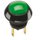 Otto P9 Series Push Button Switch Momentary Panel Mount SPDT Green LED IP68S 28V dc 115V ac P9-513125W