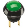 Otto P9 Series Push Button Switch Momentary Panel Mount SPDT Green LED IP68S 28V dc 115V ac P9-513125W