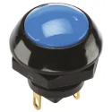 Otto P9 Series Momentary Push Button Switch Panel Mount SPDT Blue LED IP68S 28V dc 115V ac P9-513126W