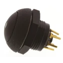 Otto Illuminated Push Button Switch, Momentary, Panel Mount, SPDT, Amber LED, IP68S, 28 V dc 115 V ac LP9-31231H22