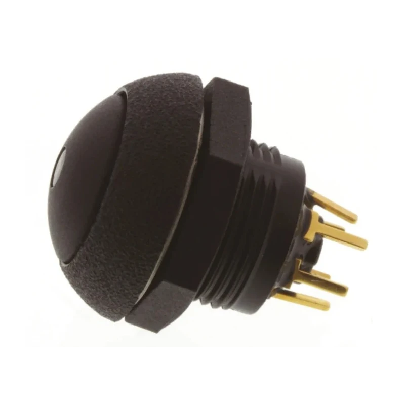 Otto Illuminated Push Button Switch, Momentary, Panel Mount, SPDT, Amber LED, IP68S, 28 V dc 115 V ac LP9-31231H22