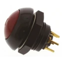 Otto Illuminated Push Button Switch Panel Mount Momentary SPDT Red LED IP68S 28 V dc 115 V ac LP9-11231F21