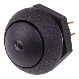 Otto Illuminated Push Button Switch Panel Mount Momentary SPDT Green LED IP68S 28V DC 115V AC LP9-31231G22