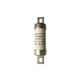 Mersen 63A Bolted Tag Fuse A3 690V AC, 73 mm R1006587 / BTIS69V63