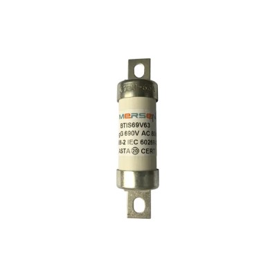 Mersen 63A Bolted Tag Fuse A3 690V AC, 73 mm R1006587 / BTIS69V63