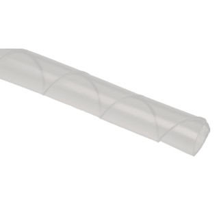 RS PRO Polyethylene Spiral Cable Wrap 6 to 8 mm Cable Diameter, 30 mm Max Bundle Diameter, 10 m Length Model 811-7686