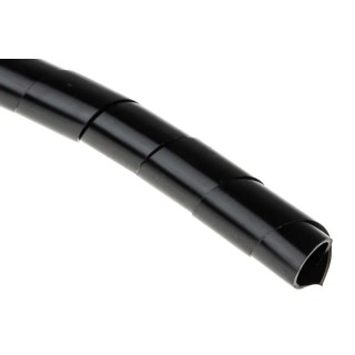 RS PRO Spiral Cable Wrap Polyethylene 15mm Nominal Diameter 35mm Max Bundle Diameter 10m Length 811-7689