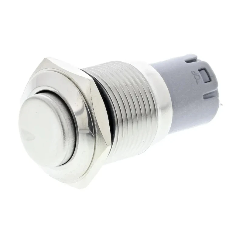 RS PRO Push Button Switch Momentary Panel Mount SPDT 16 mm Cutout White LED IP65 IP67 250 V AC 811-8370