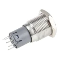 RS PRO Illuminated Push Button Switch, Latching, Panel Mount, 16 mm Cutout, SPDT, Green LED, IP65/IP67, 250 V AC 3A 811-8392