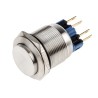 RS PRO Push Button Switch, Latching, Panel Mount, 22 mm Cutout, SPDT, White LED, IP65 IP67, 250V AC 5A 811-8474