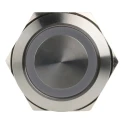 RS PRO Illuminated Push Button Switch, Latching, Panel Mount, 22 mm Cutout, SPDT, Blue LED, IP65, IP67, 250 V AC 5A 811-8496