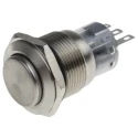 RS PRO Push Button Switch Momentary SPDT Panel Mount with 19 mm Cutout White LED IP65 IP67 250V 5A 811-8578