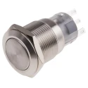 RS PRO Push Button Switch, Latching, Panel Mount, 19 mm Cutout, SPDT, White LED, IP65 IP67, 250 V AC 5 A 811-8575